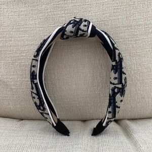 Black/blue Dior Headband